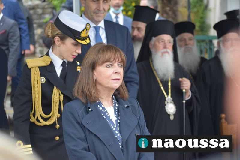 Δήλωση της Πρόεδρου της Δημοκρατίας Κατερίνας Σακελλαροπούλου στις εορταστικές εκδηλώσεις για την 200η επέτειο του Ολοκαυτώματος της Νάουσας