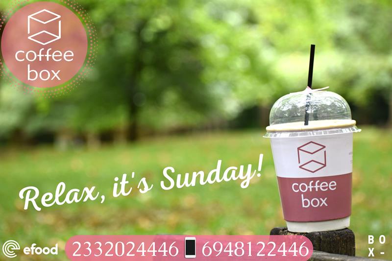 Coffee box: Relax its Sunday