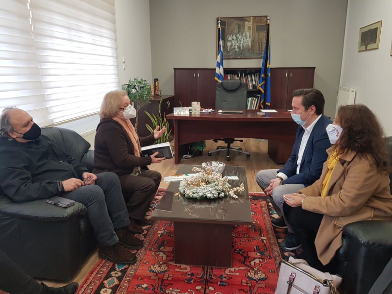 Συνάντηση του Δημάρχου Νάουσας με την Πρέσβη και τον Γενικό Πρόξενο της Κούβας στην Ελλάδα 