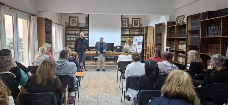 Σπάζοντας τη Σιωπή: Ενημερωτική Δράση στο Νοσοκομείο Νάουσας για την Εξάλειψη της Έμφυλης Βίας