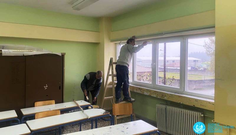 Σημαντικές παρεμβάσεις σε σχολικές μονάδες του Δήμου Νάουσας