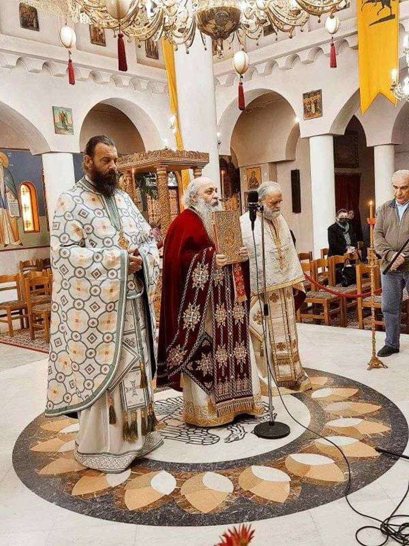 Θεία λειτουργία για τον Όσιο Γεώργιο Καρσλίδη στον ιερό Ναό Αγίου Δημητρίου στην Νάουσα