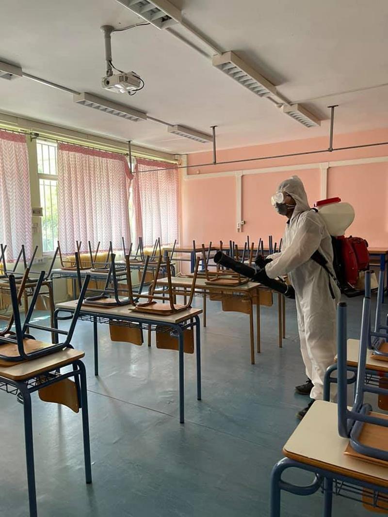 Απολυμάνσεις, μυοκτονίες και απεντομώσεις στα σχολεία του δήμου Νάουσας