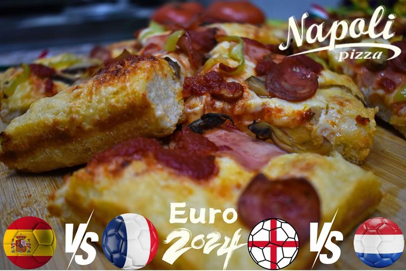 Απολαύστε τα μεγάλα αθλητικά γεγονότα παρέα με μια ορθογώνια pizza από τη Napoli 