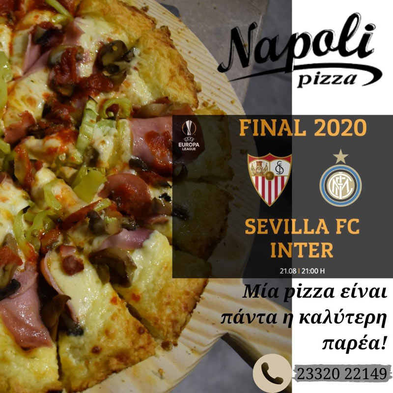 Τελικός EUROPA LEAGUE παρέα με την pizza Napoli