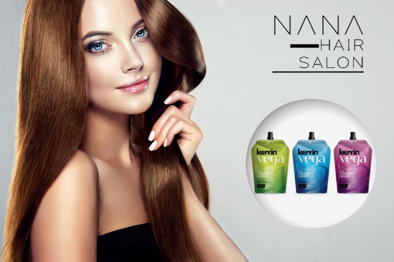 «Kerrin Vega» : Η μόνιμη ισιωτική θεραπεία μαλλιών, χωρίς σκληρές χημικές ουσίες στο NANA HAIR SALON