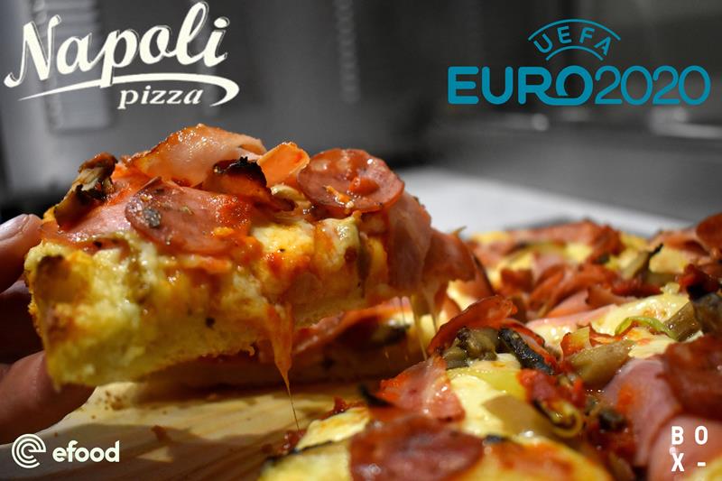 Πανευρωπαϊκό Πρωτάθλημα Ποδοσφαίρου παρέα με την pizza Napoli