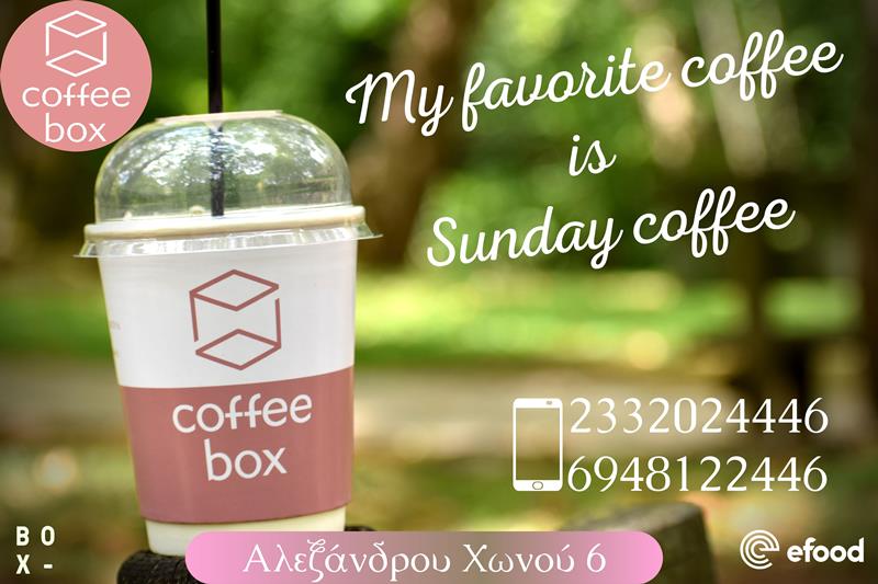 Sunday Coffee from Coffee box 