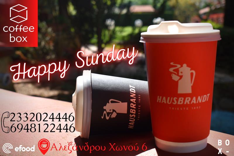 Happy Sunday with Coffee box 