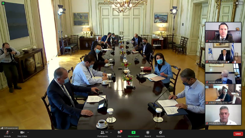 Συμμετοχή Δημάρχου Η.Π. Νάουσας, Νικόλα Καρανικόλα σε διαδικτυακή συνάντηση με τον Πρωθυπουργό  