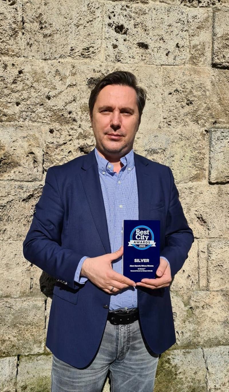 Ασημένιο βραβείο στη διοργάνωση «Best City Awards 2020» απέσπασε ο Δήμος Νάουσας, στην ενότητα Κοινωνική Συνοχή και Βιώσιμη Ανάπτυξη