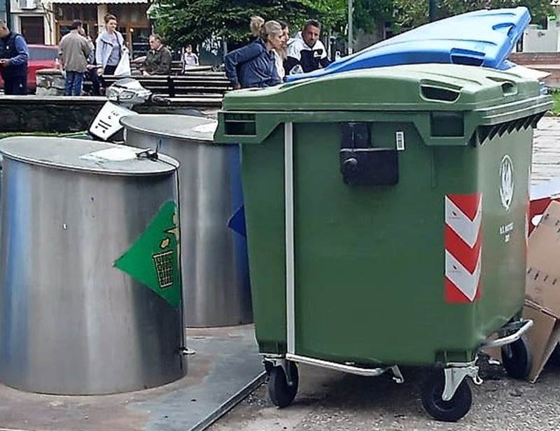 Ενημέρωση για την προσωρινή μη λειτουργία των υπόγειων κάδων στη Νάουσα 