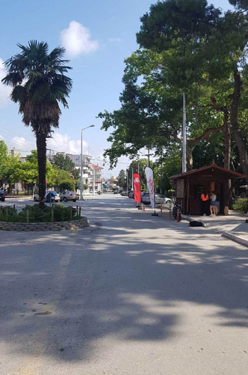 Προσωρινή πεζοδρόμηση της οδού Μεγάλου Αλεξάνδρου 