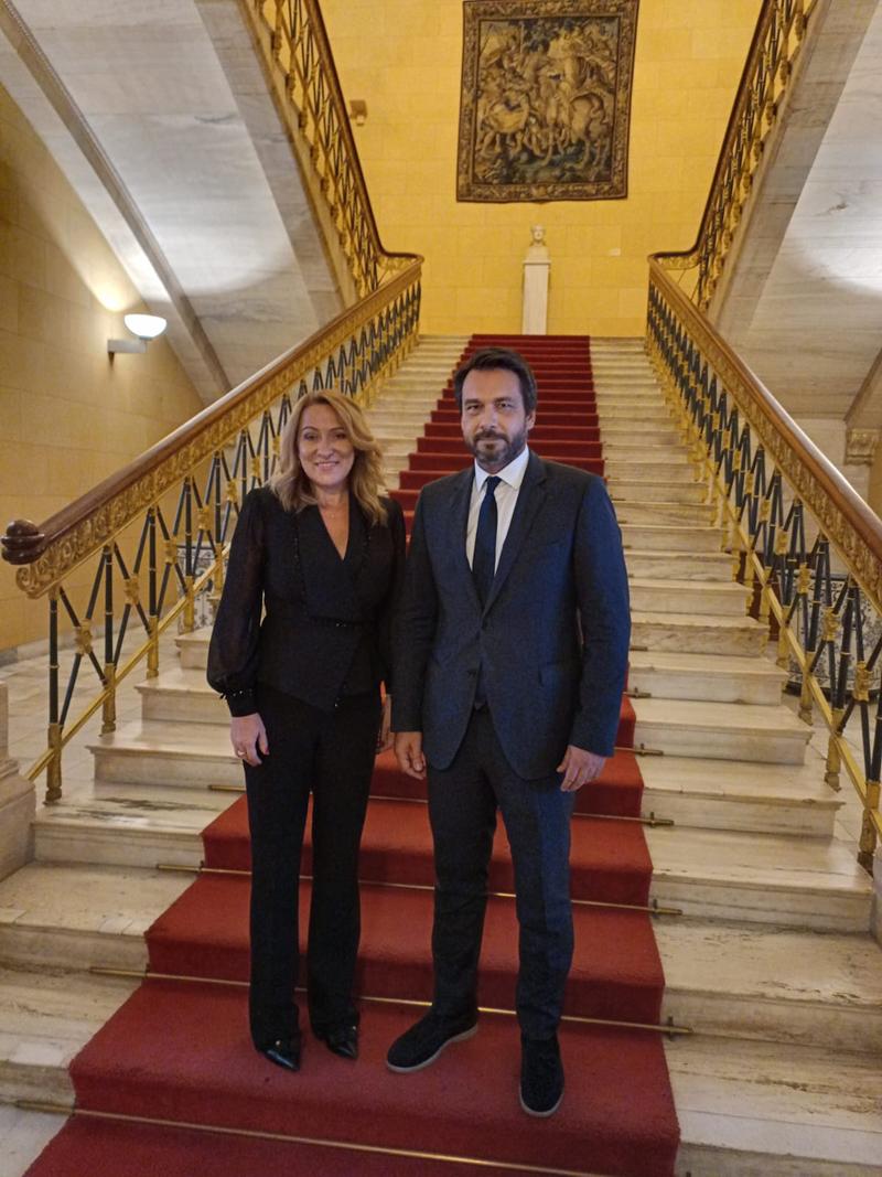 Συνάντηση Τάσου Μπαρτζώκα με την Υπουργό Δημόσιας Διοίκησης της Δημοκρατίας της Σερβίας, Snezana Paunovi