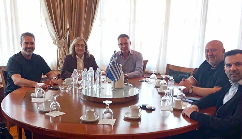 Συνάντηση με τη Διοίκηση του Επιμελητηρίου Ημαθίας για τη δημιουργία Ακαδημίας Επαγγελματικής Κατάρτισης στη Βέροια