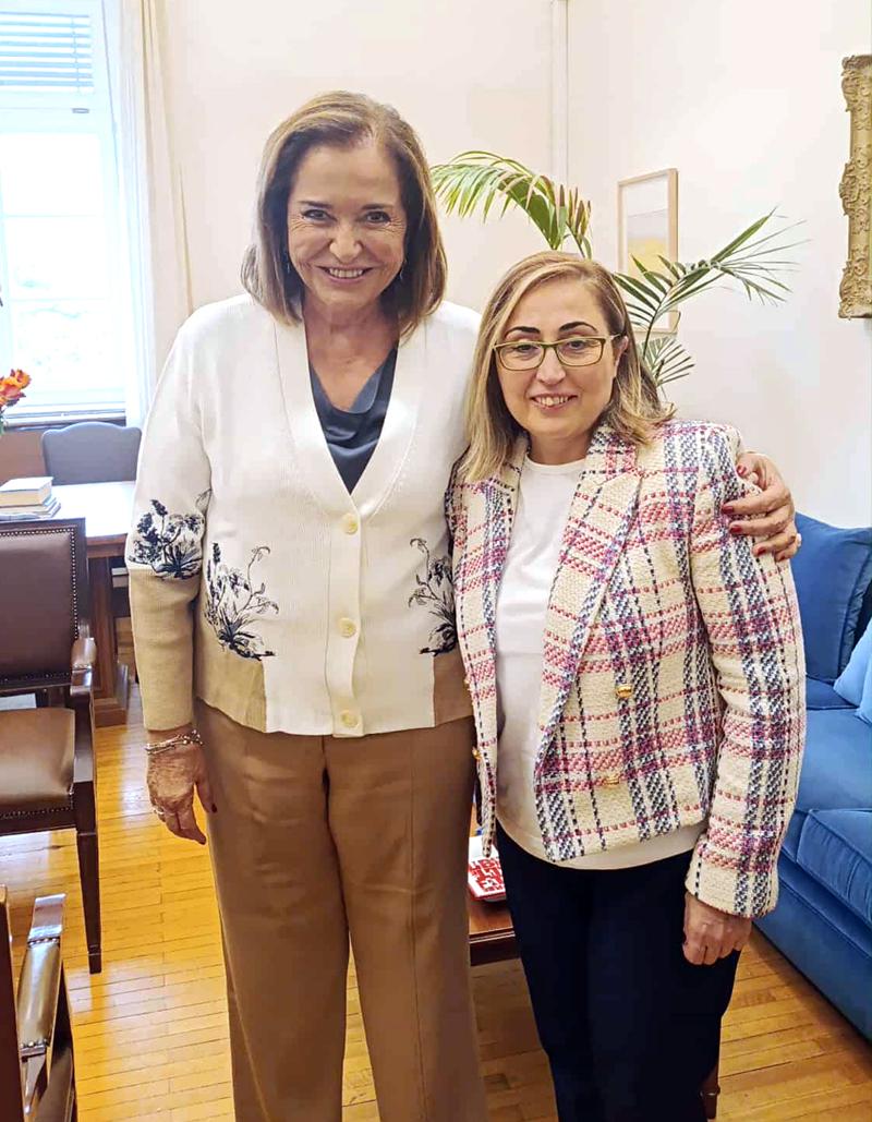 Συνέχιση των παρεμβάσεων για την ανάπτυξη της Ημαθίας-Ενημέρωση της Ντόρας Μπακογιάννη από τη Στέλλα Αραμπατζή για τα κρίσιμα ζητήματα του Νομού