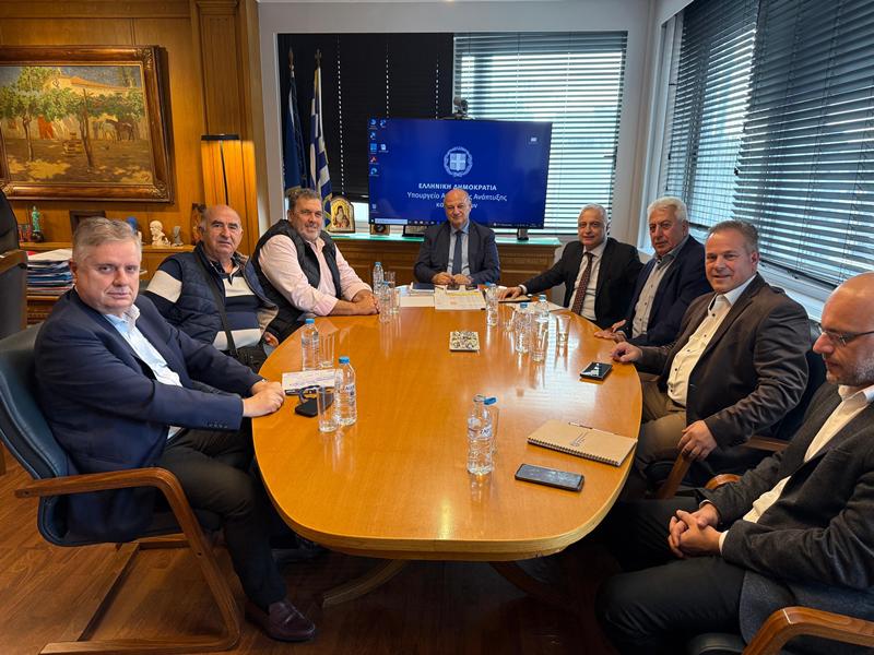 Η άρδευση της Ημαθίας και οι αποζημιώσεις αγροτών και κτηνοτρόφων στην ατζέντα της συζήτησης του Λάζαρου Τσαβδαρίδη με τον Υπουργό Αγρ. Ανάπτυξης