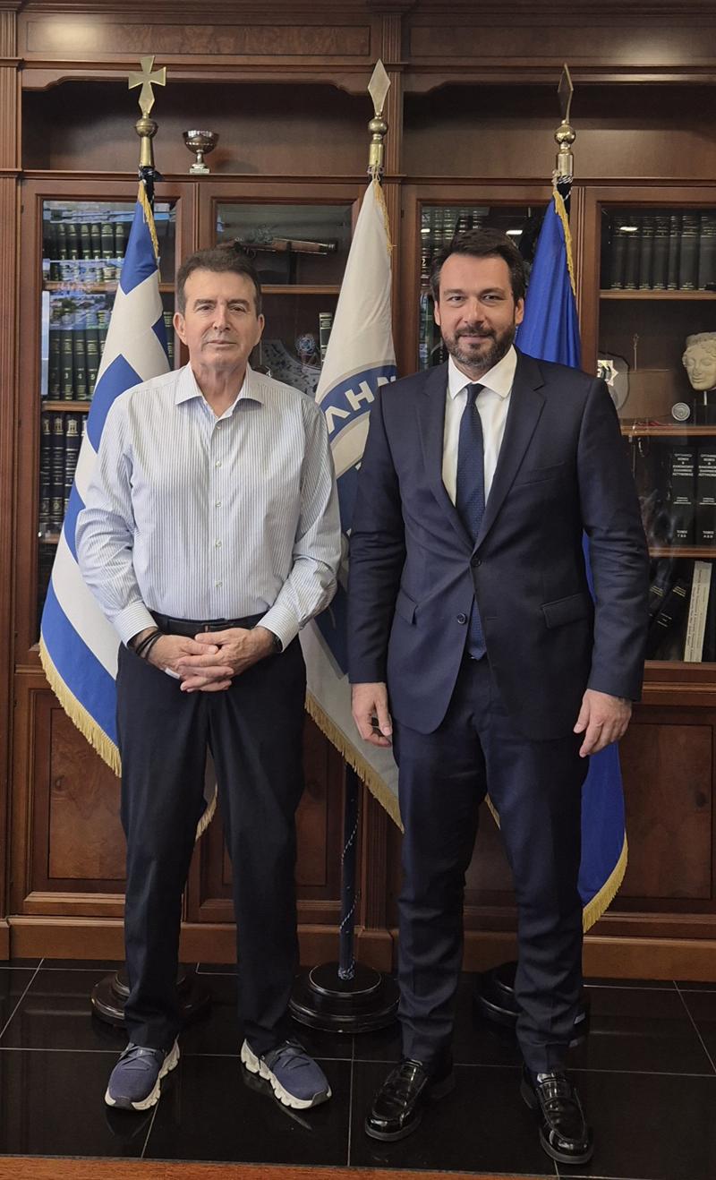 Συνάντηση Τάσου Μπαρτζώκα με τον Υπουργό Προστασίας του Πολίτη, Μιχάλη Χρυσοχοΐδη, για την ίδρυση Τμήματος Τροχαίας Αυτοκινητοδρόμων στην Ημαθία