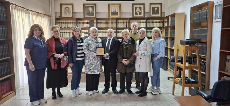 Τιμητική εκδήλωση προς τον Σύλλογο Φίλων Νοσοκομείου Νάουσας