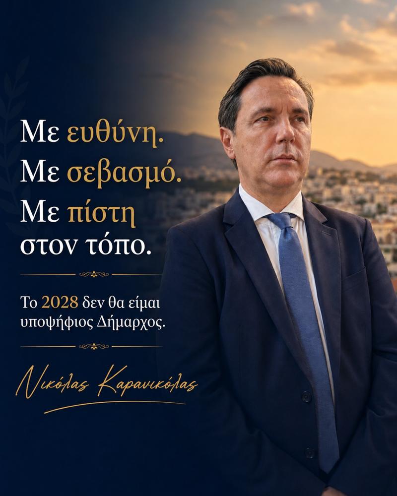 Ο Νικόλας Καρανικόλας δεν θα είναι υποψήφιος Δήμαρχος Νάουσας το 2028